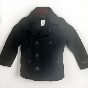 BOSS Hugo Boss Wool Peacoat Jacket Coat Boys Size 4 or 102cm.    T